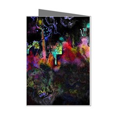 Grunge Paint Splatter Splash Ink Mini Greeting Cards (pkg Of 8) by Salman4z