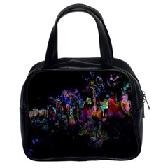 Grunge Paint Splatter Splash Ink Classic Handbag (two Sides) by Salman4z