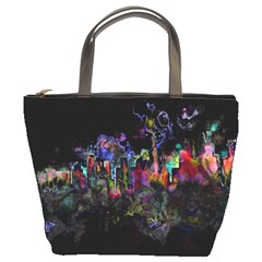 Grunge Paint Splatter Splash Ink Bucket Bag by Salman4z