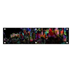 Grunge Paint Splatter Splash Ink Banner And Sign 4  X 1  by Salman4z