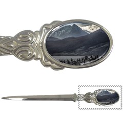 Nature s Symphony: A Portrait Of Ushuaia s Wild Beauty  Letter Opener by dflcprintsclothing