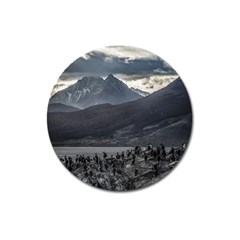 Nature s Symphony: A Portrait Of Ushuaia s Wild Beauty  Magnet 3  (round) by dflcprintsclothing