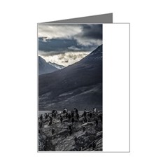 Nature s Symphony: A Portrait Of Ushuaia s Wild Beauty  Mini Greeting Card by dflcprintsclothing