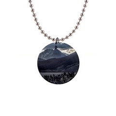 Nature s Symphony: A Portrait Of Ushuaia s Wild Beauty  1  Button Necklace by dflcprintsclothing