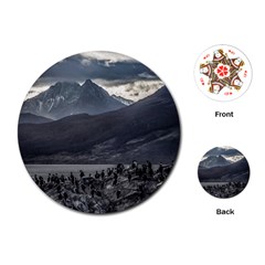 Nature s Symphony: A Portrait Of Ushuaia s Wild Beauty  Playing Cards Single Design (round) by dflcprintsclothing