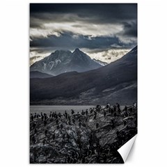 Nature s Symphony: A Portrait Of Ushuaia s Wild Beauty  Canvas 24  X 36  by dflcprintsclothing