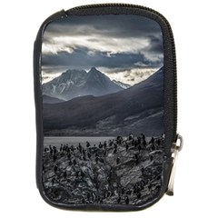 Nature s Symphony: A Portrait Of Ushuaia s Wild Beauty  Compact Camera Leather Case by dflcprintsclothing