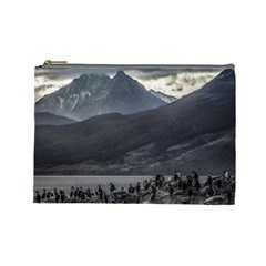 Nature s Symphony: A Portrait Of Ushuaia s Wild Beauty  Cosmetic Bag (large)