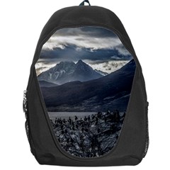 Nature s Symphony: A Portrait Of Ushuaia s Wild Beauty  Backpack Bag by dflcprintsclothing