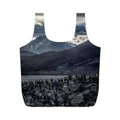 Nature s Symphony: A Portrait Of Ushuaia s Wild Beauty  Full Print Recycle Bag (m) by dflcprintsclothing