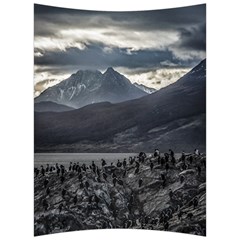 Nature s Symphony: A Portrait Of Ushuaia s Wild Beauty  Back Support Cushion by dflcprintsclothing