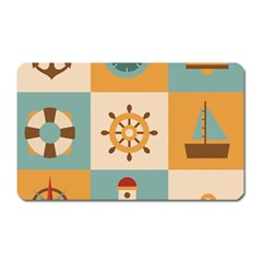 Nautical Elements Collection Magnet (rectangular) by Salman4z