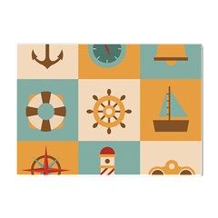 Nautical Elements Collection Crystal Sticker (a4)