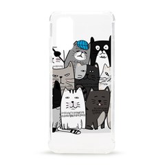 Cute Cat Hand Drawn Cartoon Style Samsung Galaxy S20 6 2 Inch Tpu Uv Case