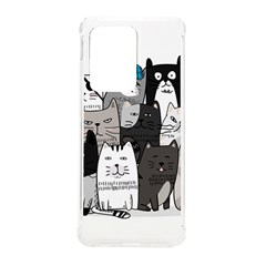 Cute Cat Hand Drawn Cartoon Style Samsung Galaxy S20 Ultra 6 9 Inch Tpu Uv Case