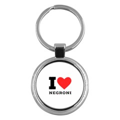 I Love Negroni Key Chain (round) by ilovewhateva