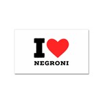 I love negroni Sticker Rectangular (100 pack) Front