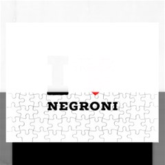 I Love Negroni Rectangular Jigsaw Puzzl by ilovewhateva