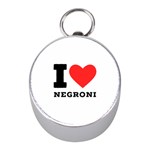 I love negroni Mini Silver Compasses Front