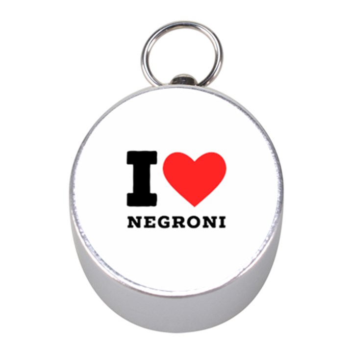 I love negroni Mini Silver Compasses