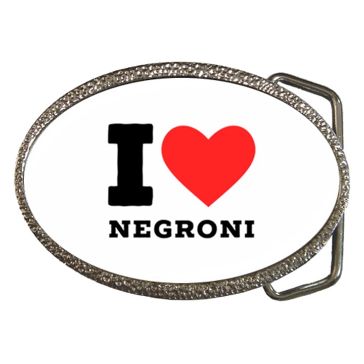 I love negroni Belt Buckles