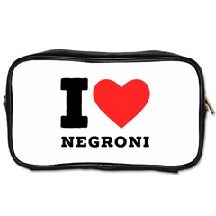 I Love Negroni Toiletries Bag (two Sides) by ilovewhateva