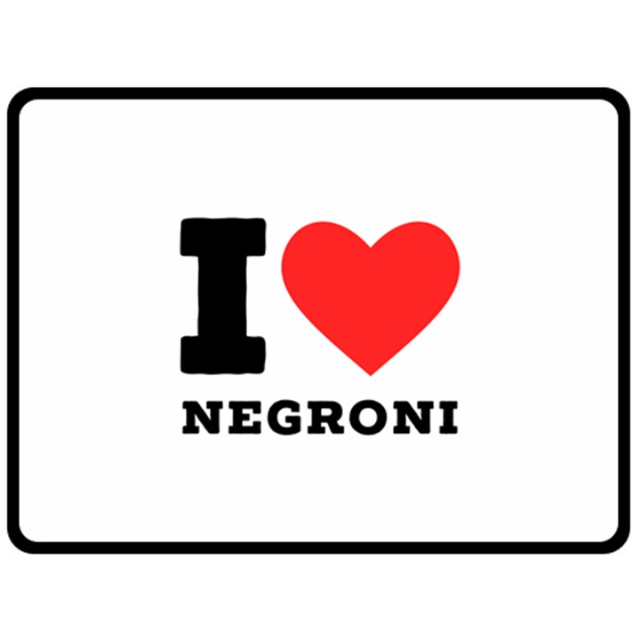 I love negroni Fleece Blanket (Large)