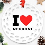 I love negroni Ornament (Round Filigree) Front