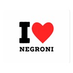 I love negroni Two Sides Premium Plush Fleece Blanket (Large) 80 x60  Blanket Front