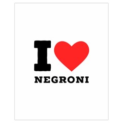 I Love Negroni Drawstring Bag (small) by ilovewhateva