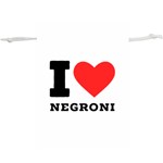 I love negroni Lightweight Drawstring Pouch (XL) Front