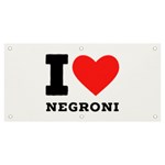 I love negroni Banner and Sign 6  x 3  Front