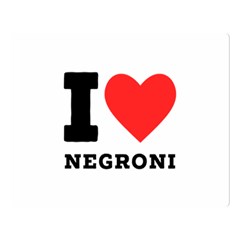 I Love Negroni Premium Plush Fleece Blanket (large) by ilovewhateva