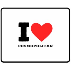 I Love Cosmopolitan  Fleece Blanket (medium)