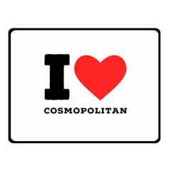 I Love Cosmopolitan  Fleece Blanket (small) by ilovewhateva