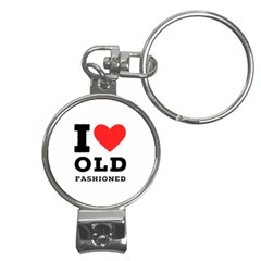 I Love Old Fashioned Nail Clippers Key Chain by ilovewhateva