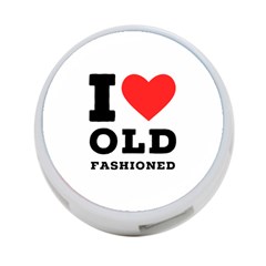 I Love Old Fashioned 4-port Usb Hub (one Side) by ilovewhateva