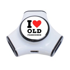 I Love Old Fashioned 3-port Usb Hub by ilovewhateva