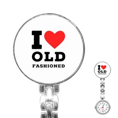 I Love Old Fashioned Stainless Steel Nurses Watch by ilovewhateva