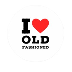 I Love Old Fashioned Mini Round Pill Box by ilovewhateva