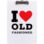 I love old fashioned A4 Acrylic Clipboard Front