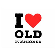 I Love Old Fashioned Premium Plush Fleece Blanket (extra Small) by ilovewhateva