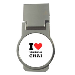 I Love Masala Chai Money Clips (round)  by ilovewhateva