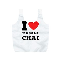 I Love Masala Chai Full Print Recycle Bag (s) by ilovewhateva