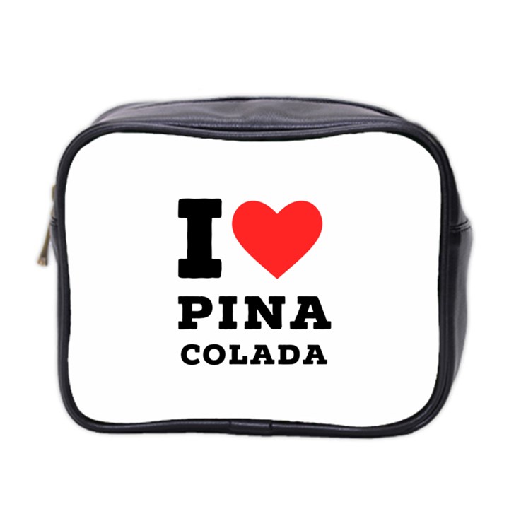 I love pina colada Mini Toiletries Bag (Two Sides)