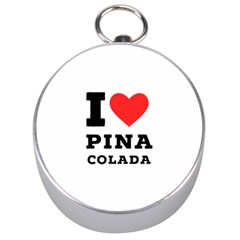 I Love Pina Colada Silver Compasses by ilovewhateva