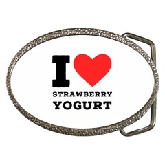 I Love Strawberry Yogurt Belt Buckles by ilovewhateva