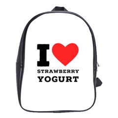 I Love Strawberry Yogurt School Bag (large) by ilovewhateva