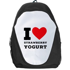 I Love Strawberry Yogurt Backpack Bag by ilovewhateva