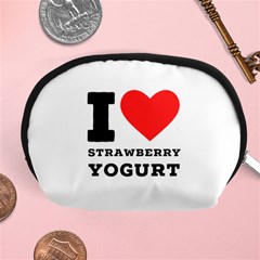 I Love Strawberry Yogurt Accessory Pouch (medium) by ilovewhateva